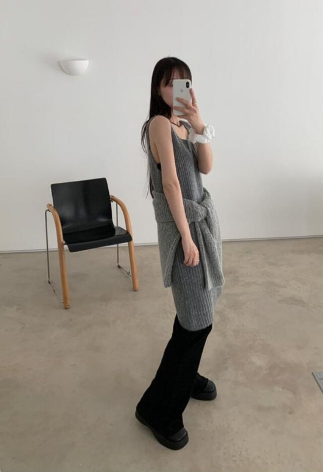 LIVE FOREVER東大門㊣實拍女裝新品推薦人氣25秋冬休閑連衣裙LIVE FOR_EVER連衣裙