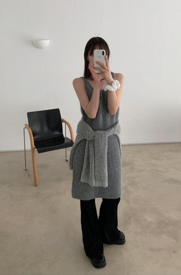 LIVE FOREVER東大門㊣實拍女裝新品推薦人氣25秋冬休閑連衣裙LIVE FOR_EVER連衣裙