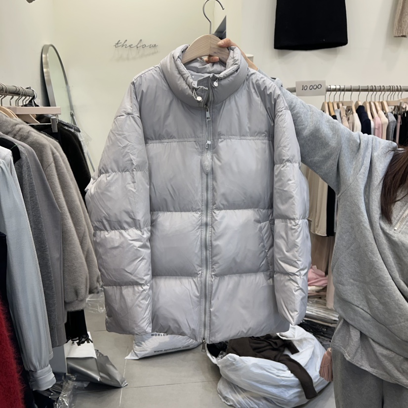 THE LOW東大門㊣實拍女裝新款25秋冬人氣推薦短款棉服填充THE LOW短款棉服圖色1