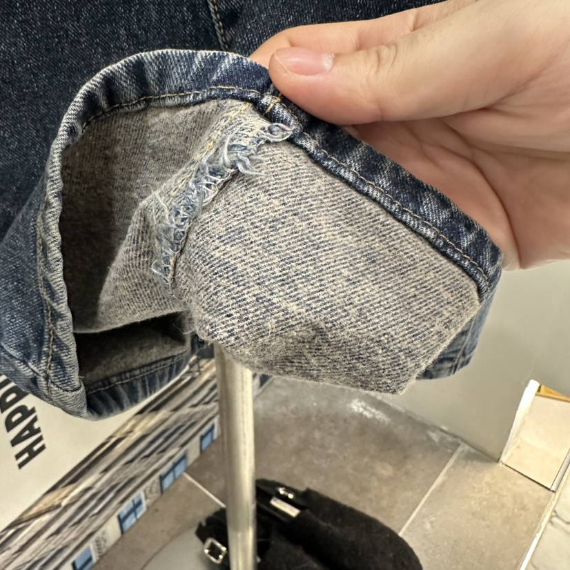 DELIGHT-L韓國直郵㊣女士新品真品25秋冬時尚休閑牛仔褲羊毛DELIGHT-L牛仔褲