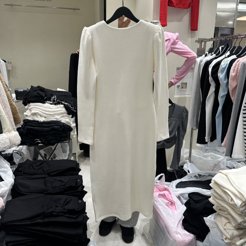 MONOPOLY東大門㊣代購女士新款熱賣職業休閑時尚人氣連衣裙MONO_POLY連衣裙