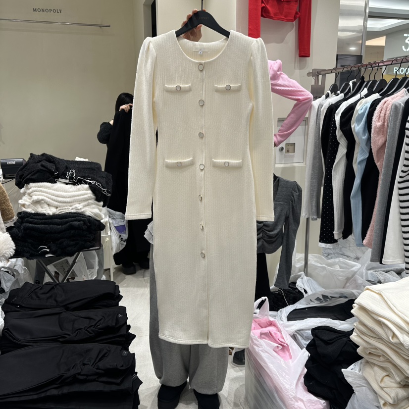 MONOPOLY東大門㊣代購女士新款熱賣職業休閑時尚人氣連衣裙MONO_POLY連衣裙圖色1