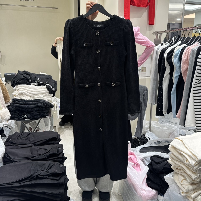 MONOPOLY東大門㊣代購女士新款熱賣職業休閑時尚人氣連衣裙MONO_POLY連衣裙圖色2