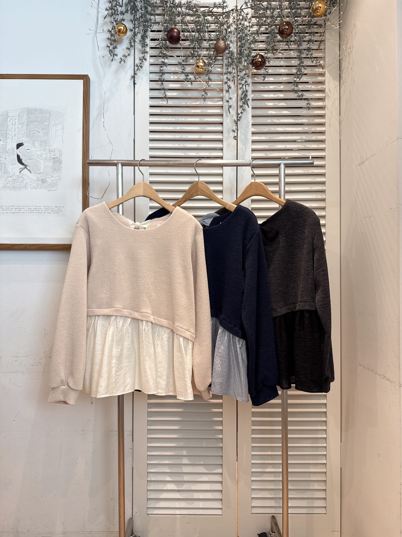 FAVE-L東大門㊣實拍女士新款職業休閑時尚25秋冬襯衫蕾絲衫FAVE-L襯衫/蕾絲衫