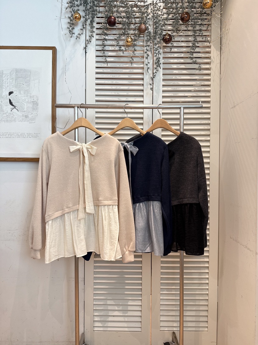 FAVE-L東大門㊣實拍女士新款職業休閑時尚25秋冬襯衫蕾絲衫FAVE-L襯衫/蕾絲衫