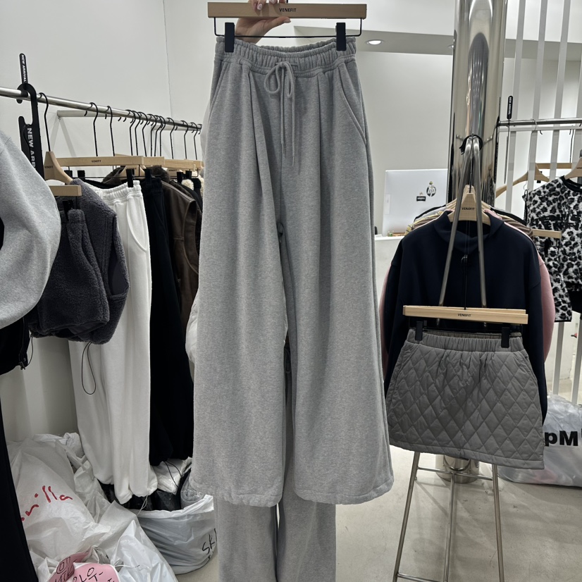 VENEFIT東大門㊣實拍女裝新款時尚真品人氣熱賣25秋冬休閑褲加絨VENEFIT/JENNIE休閑褲圖色2