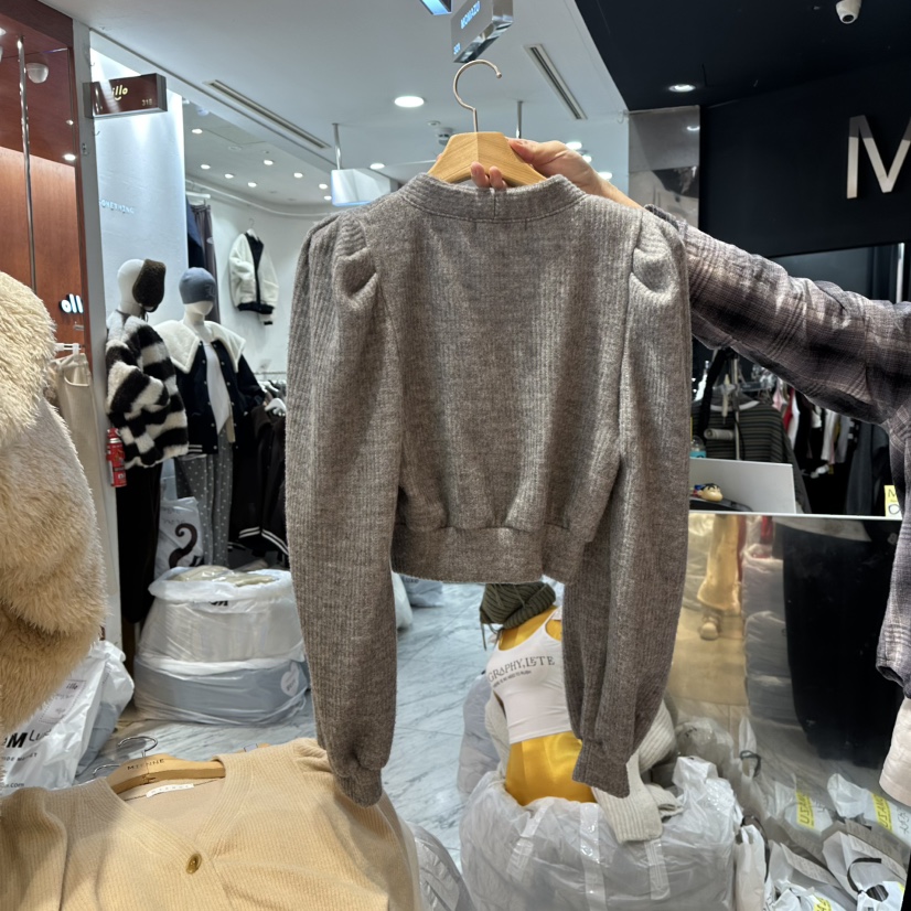 MIENNE韓國直郵㊣女士新品休閑25秋冬熱賣真品職業時尚針織衫MIENNE針織衫