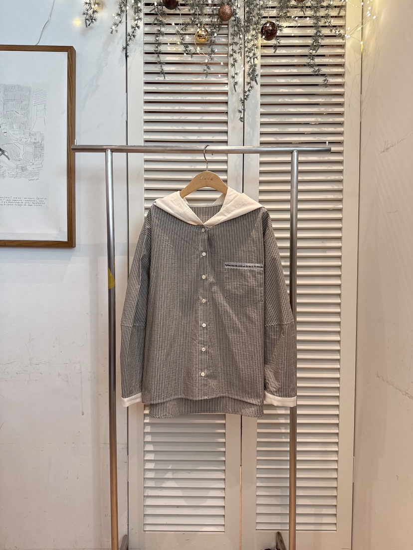 FAVE-L東大門㊣直郵女裝新款熱賣職業推薦人氣休閑襯衫蕾絲衫FAVE-L襯衫/蕾絲衫圖色2