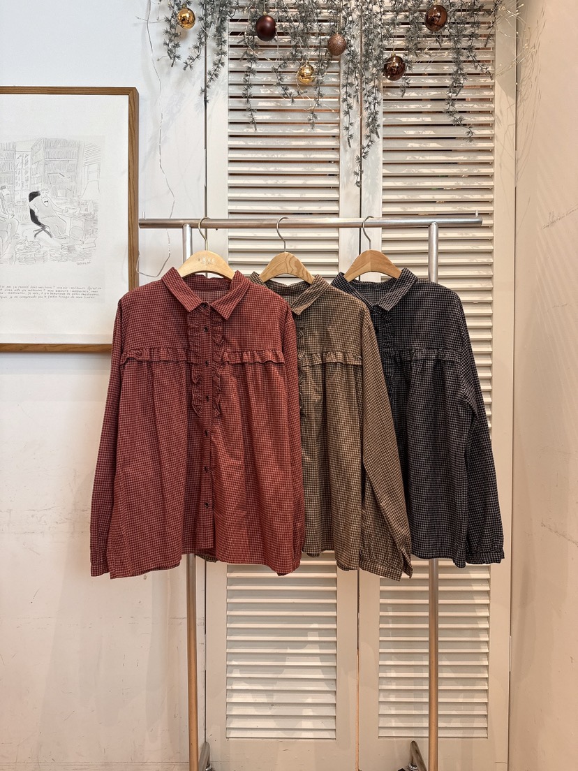 FAVE-L東大門㊣直郵女士新品真品休閑時尚熱賣人氣襯衫蕾絲衫FAVE-L襯衫/蕾絲衫