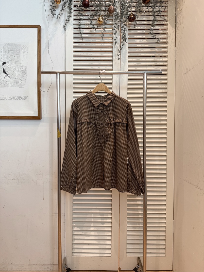 FAVE-L東大門㊣直郵女士新品真品休閑時尚熱賣人氣襯衫蕾絲衫FAVE-L襯衫/蕾絲衫圖色2