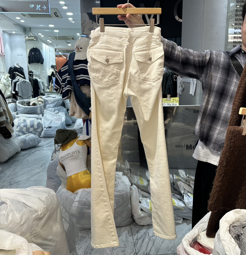 MIENNE東大門㊣直郵女士新款真品時尚推薦人氣休閑褲喇叭褶皺MIENNE休閑褲