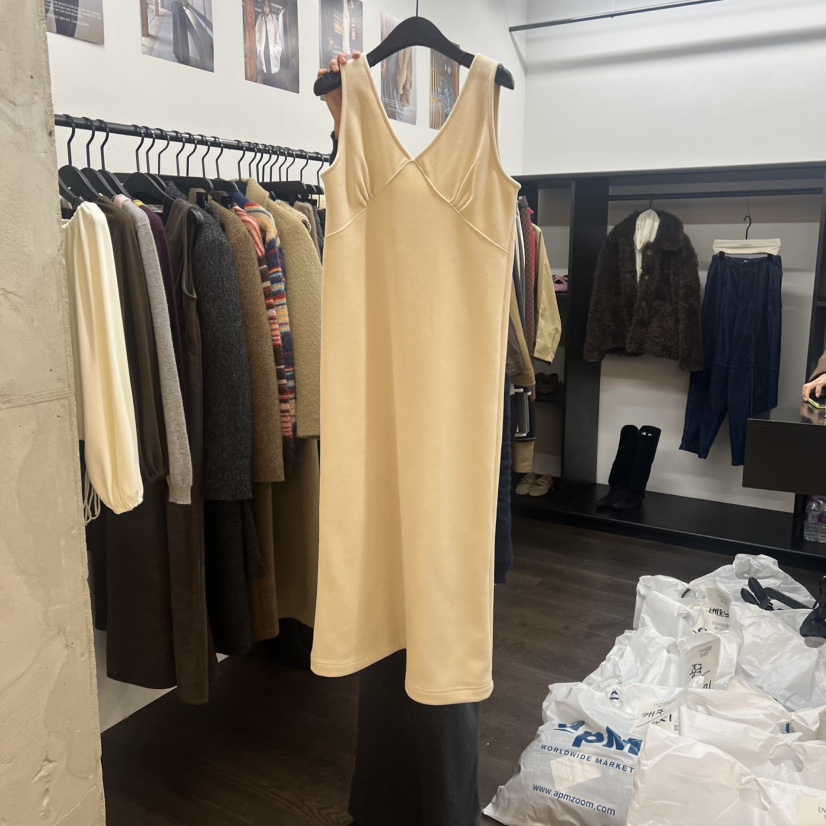 UNANSWERED-MYSTERY/FIFO東大門㊣實拍女士新款休閑連衣裙UNANSWERED-MYSTERY/FIFO連衣裙圖色1