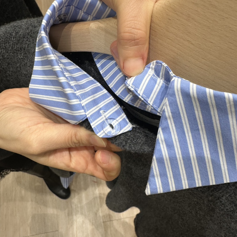 HANSUNGHYUN東大門㊣直郵女士新品25秋冬熱賣職業套裝羊毛條紋HANSUNGHYUN套裝