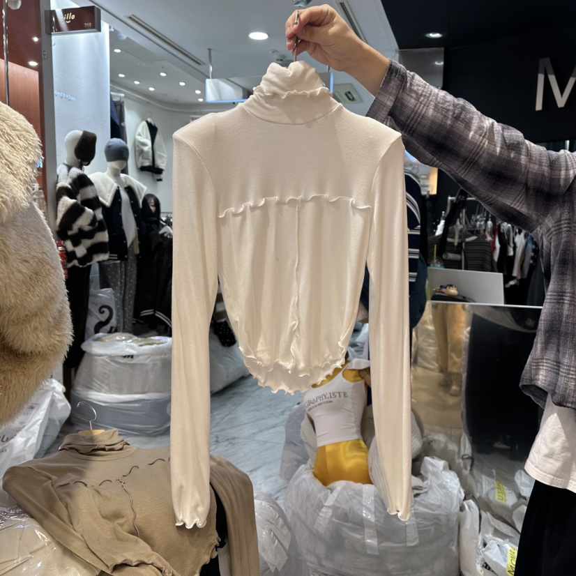 MIENNE韓國代購㊣女士新品時尚25秋冬熱賣推薦真品職業長袖T恤MIENNE長袖T恤圖色1