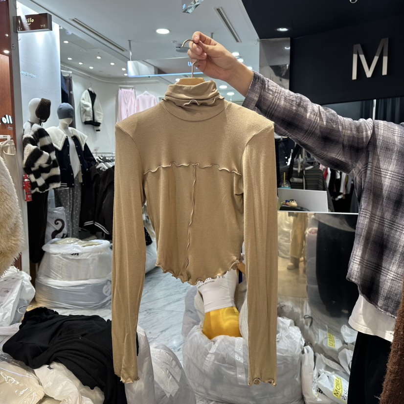 MIENNE韓國代購㊣女士新品時尚25秋冬熱賣推薦真品職業長袖T恤MIENNE長袖T恤圖色2