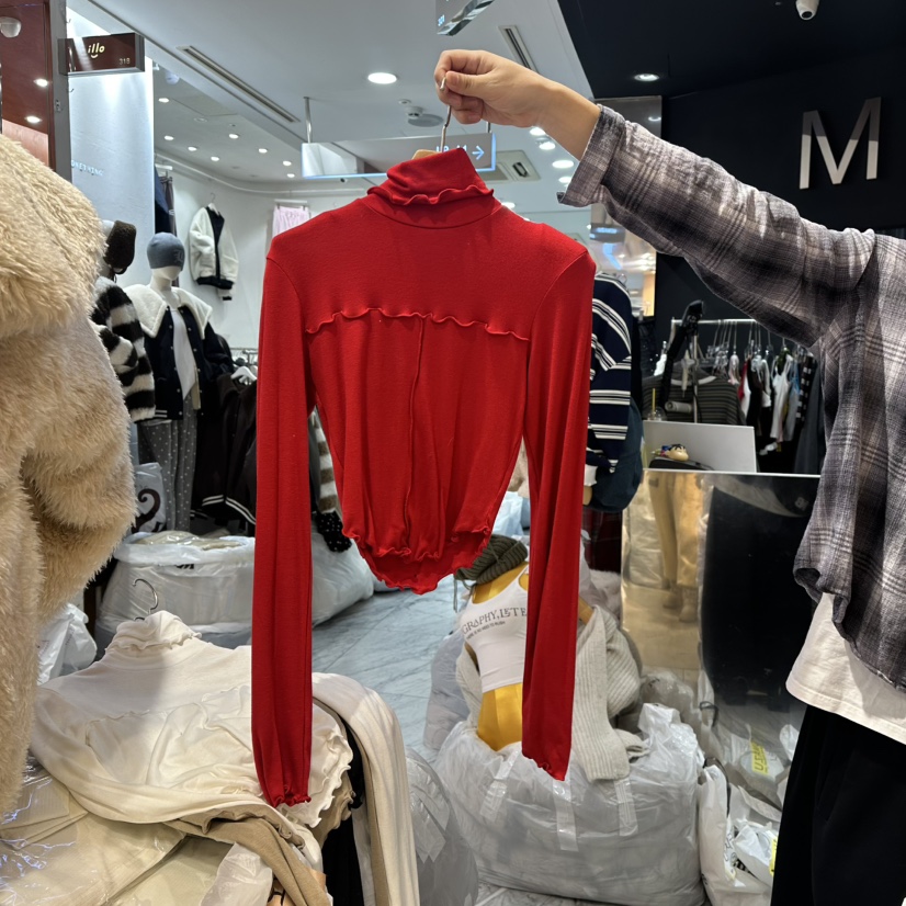 MIENNE韓國代購㊣女士新品時尚25秋冬熱賣推薦真品職業長袖T恤MIENNE長袖T恤圖色3