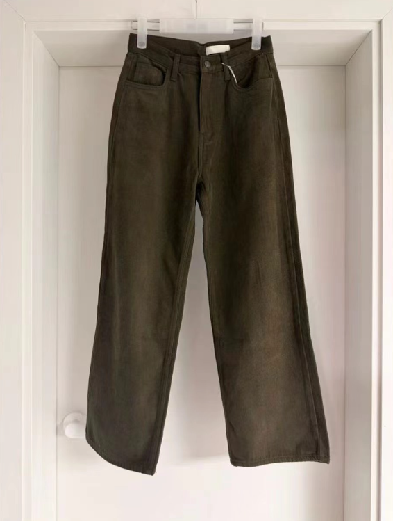 DE ONDO東大門㊣直郵女裝新品休閑真品職業時尚25秋冬休閑褲DE ONDO休閑褲圖色1