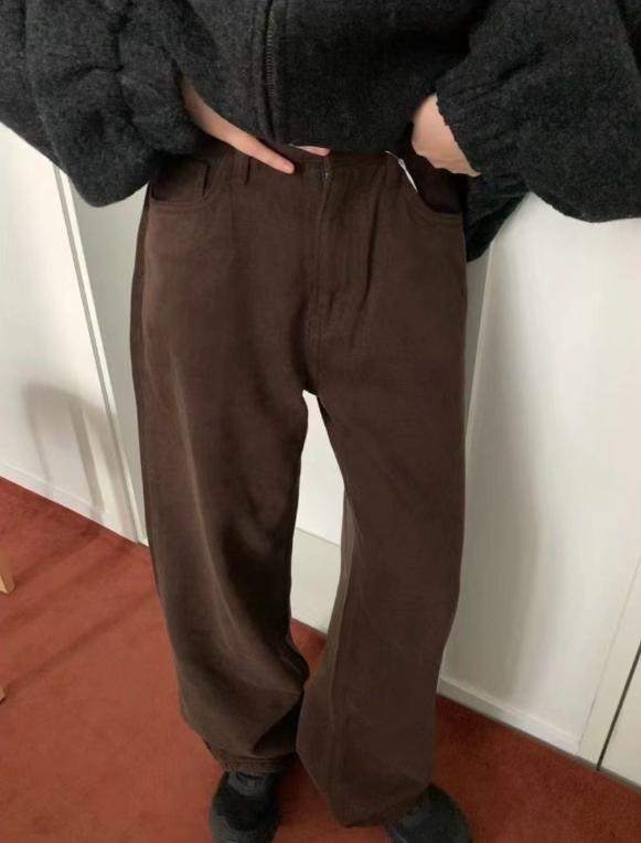 DE ONDO東大門㊣直郵女裝新品休閑真品職業時尚25秋冬休閑褲DE ONDO休閑褲圖色3