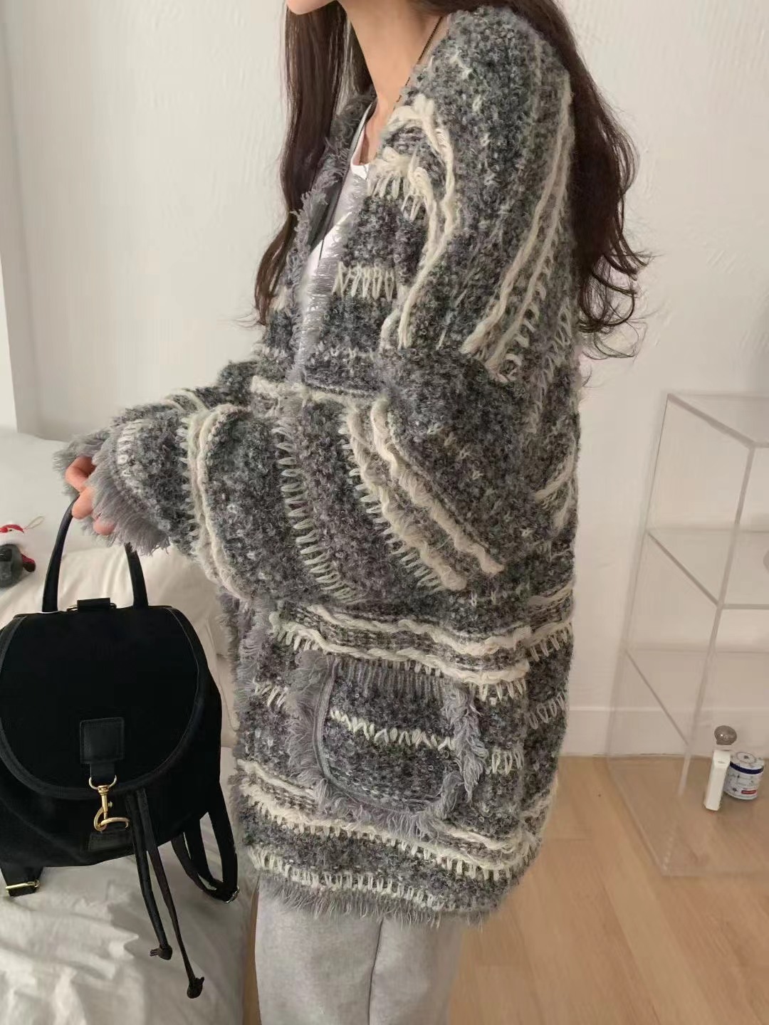 FLAMINGO東大門㊣實拍女士新款職業時尚熱賣休閑真品針織衫FLAMINGO針織衫