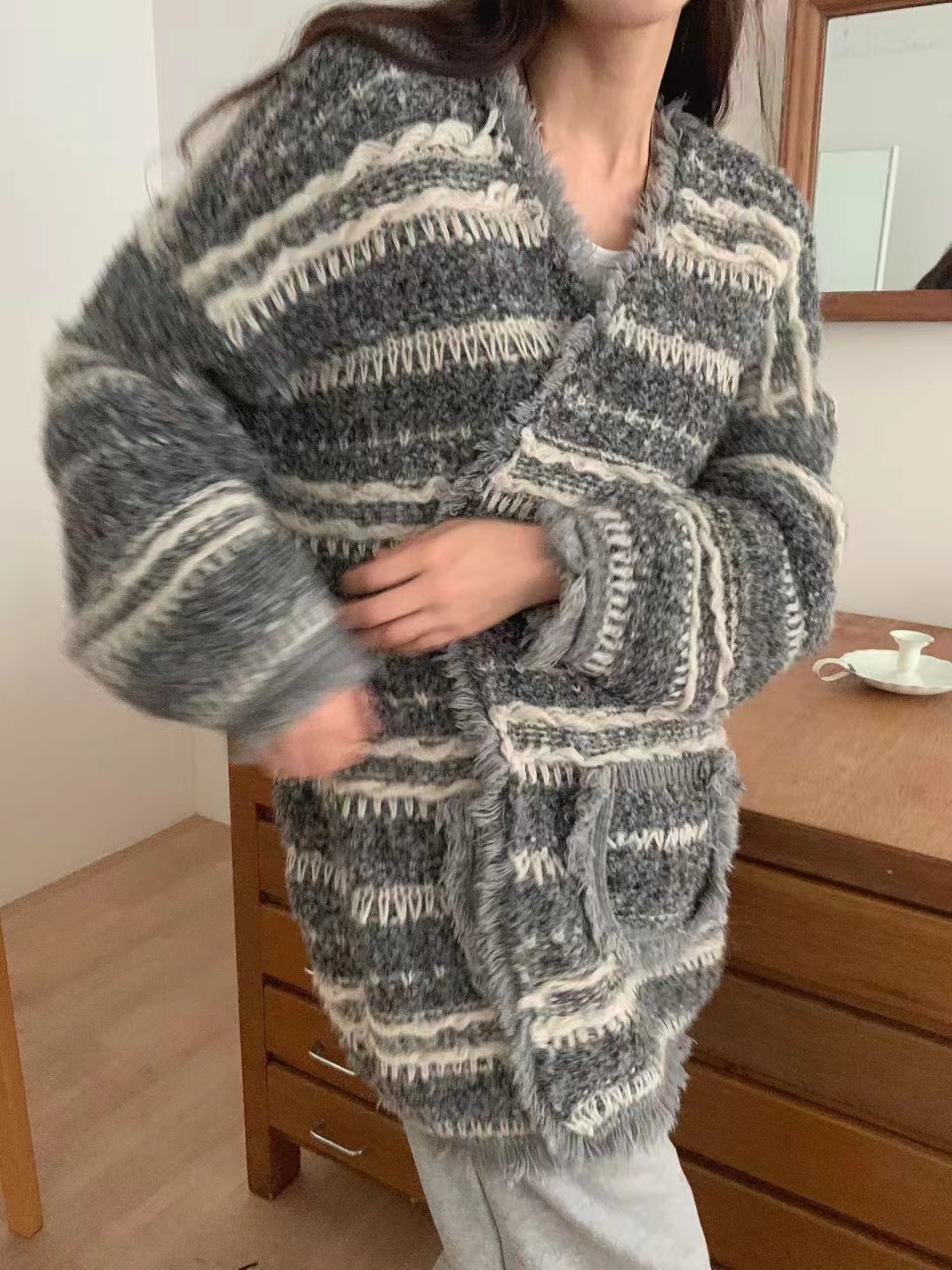 FLAMINGO東大門㊣實拍女士新款職業時尚熱賣休閑真品針織衫FLAMINGO針織衫