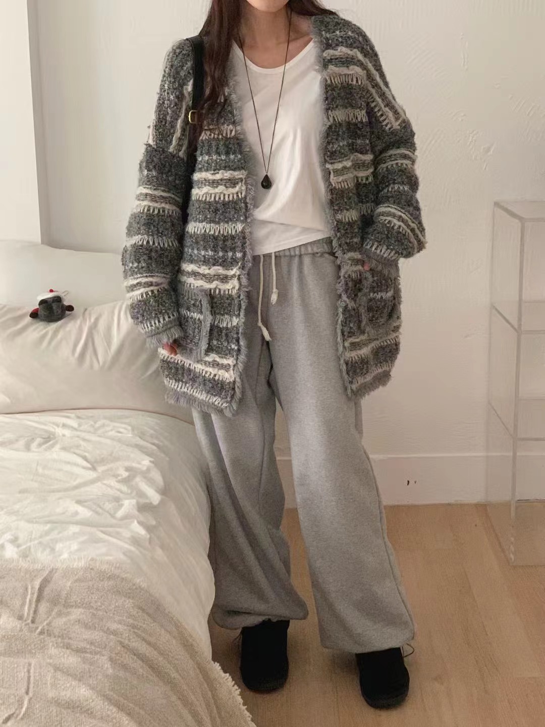 FLAMINGO東大門㊣實拍女士新款職業時尚熱賣休閑真品針織衫FLAMINGO針織衫