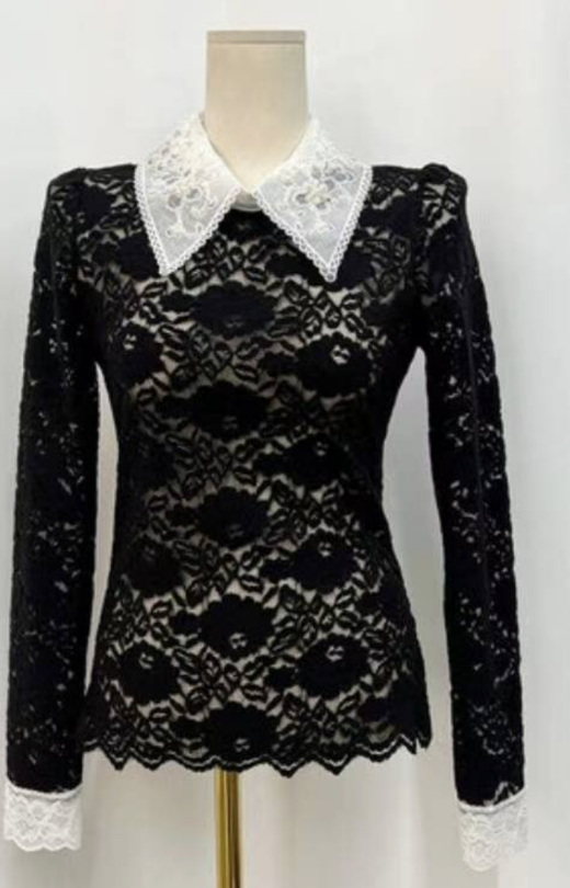 SUGAR-슈가-T東大門㊣直郵女裝新品職業人氣真品襯衫蕾絲衫SUGAR襯衫/蕾絲衫圖色2