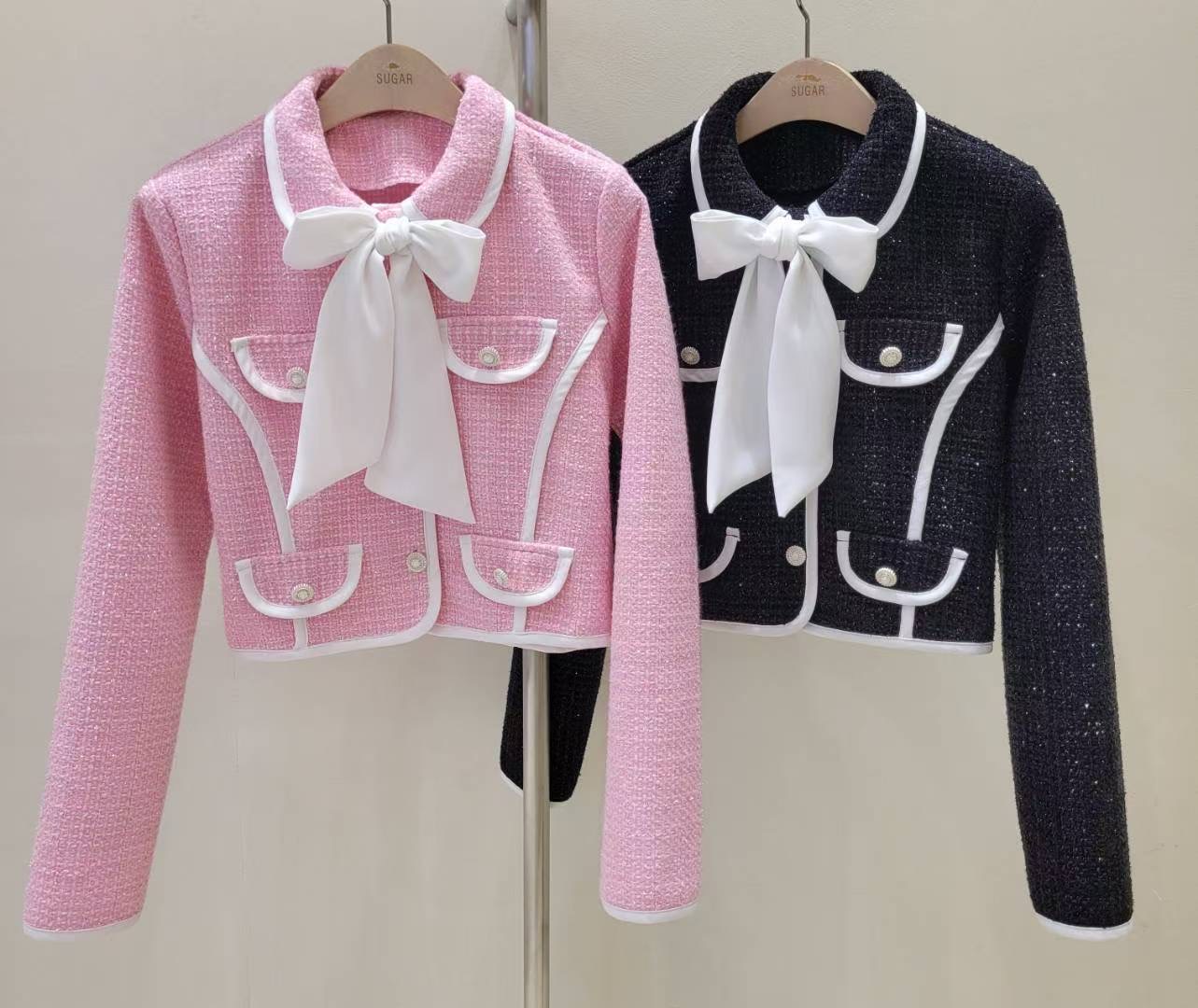 SUGAR-슈가-T東大門㊣代購女士新品人氣推薦25秋冬時尚夾克SUGAR夾克圖色2左二色