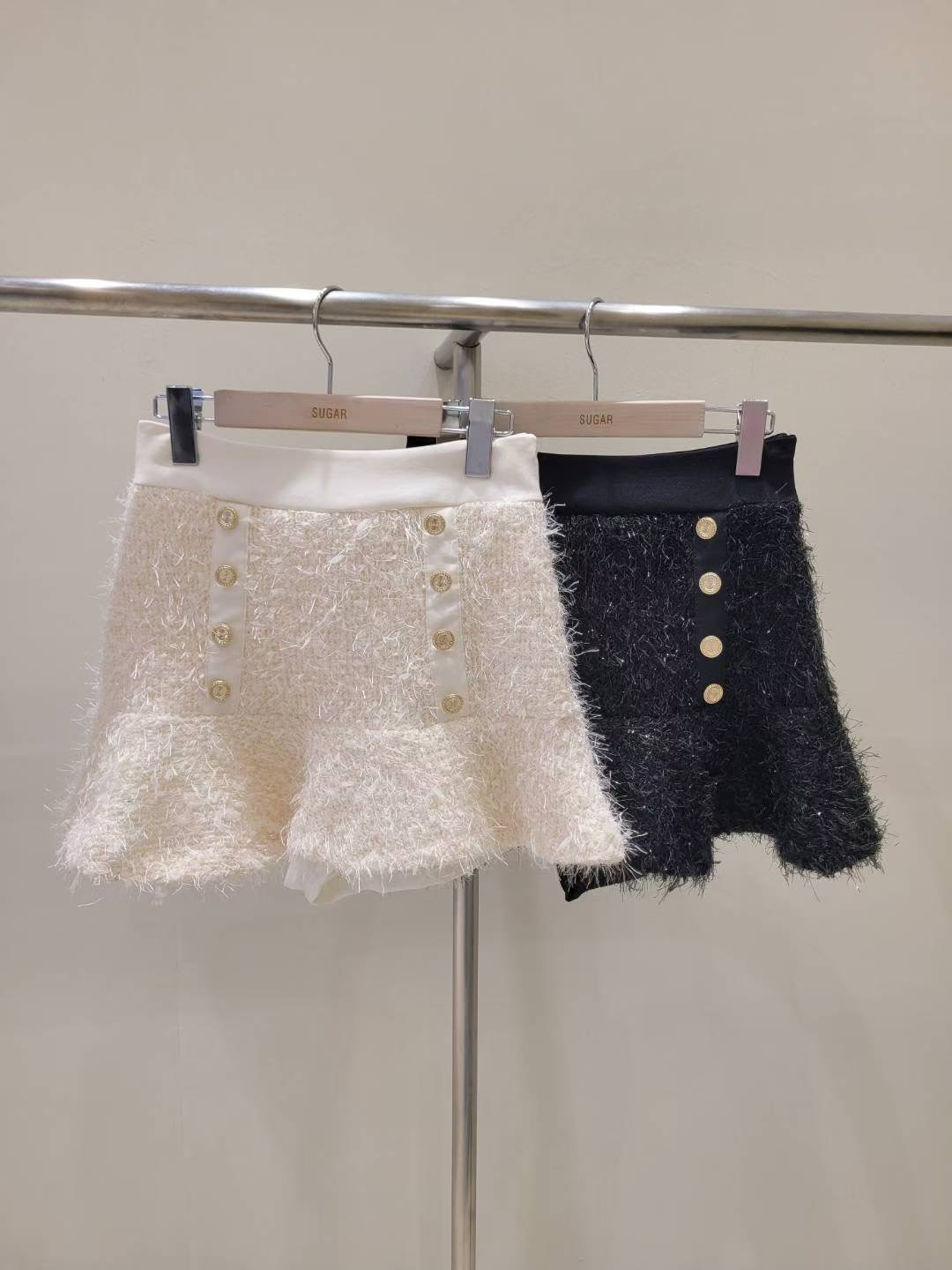 SUGAR-슈가-T東大門㊣直郵女士新款休閑真品時尚推薦短裙SUGAR短裙圖色2左二色