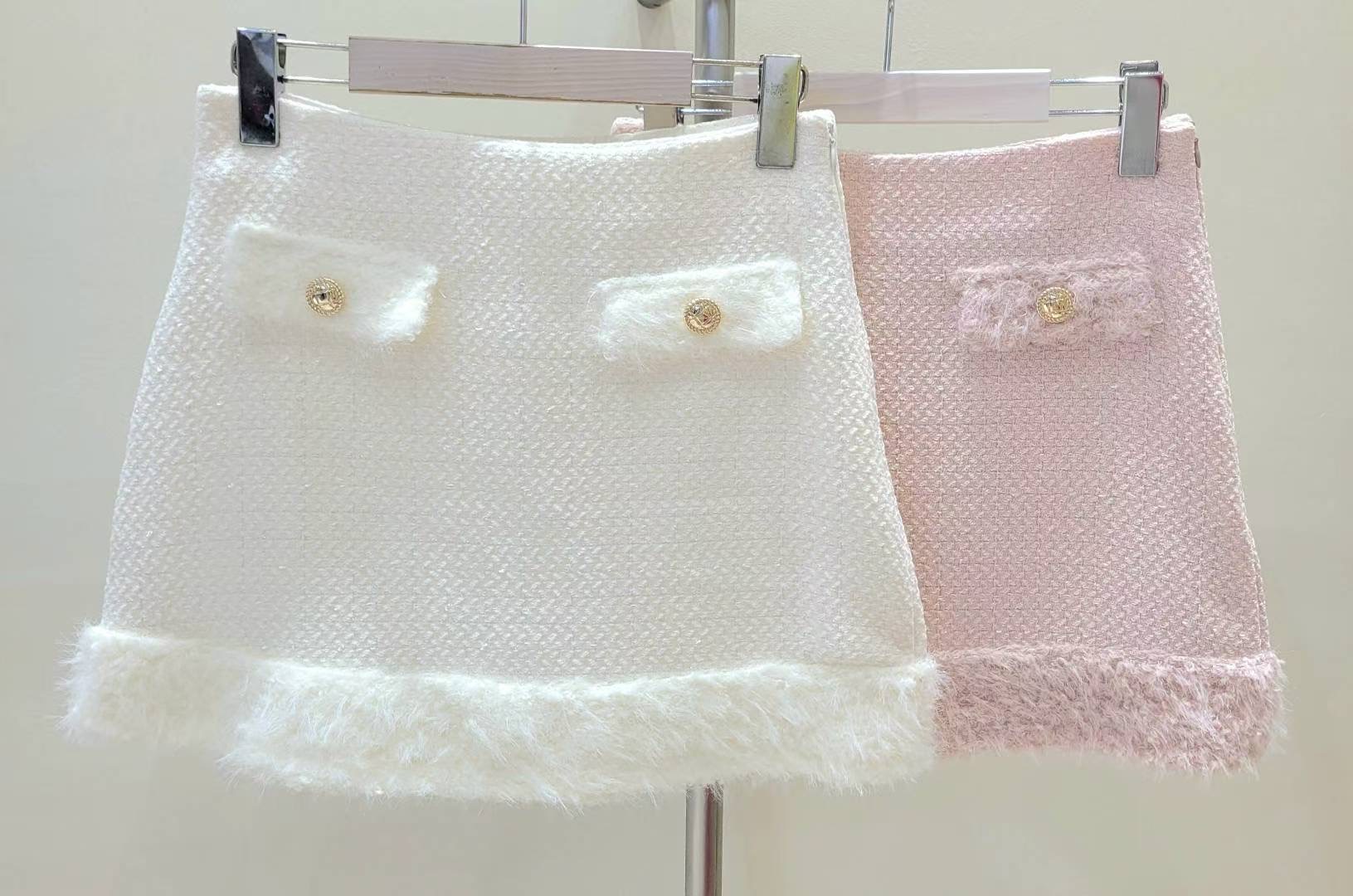 SUGAR-슈가-T韓國直郵㊣女士新品25秋冬真品時尚推薦短裙SUGAR短裙圖色2左二色