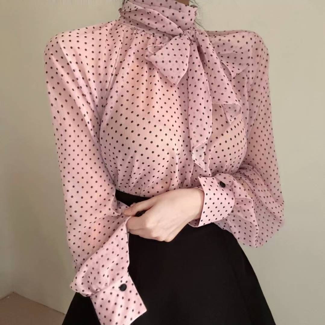 SUGAR-슈가-T東大門㊣實拍女士新款人氣25秋冬襯衫蕾絲衫SUGAR襯衫/蕾絲衫