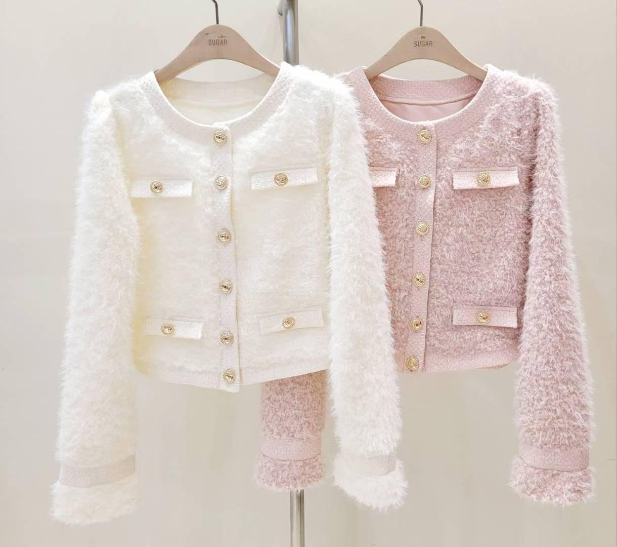 SUGAR-슈가-T東大門㊣直郵女裝新品職業熱賣真品人氣夾克SUGAR夾克圖色2左二色