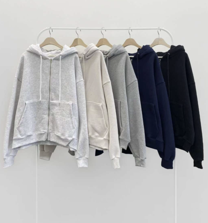 SIENNE-T東大門㊣代購女裝新款人氣休閑時尚夾克連帽拉鏈衫SIENNE-T夾克圖色2左二色