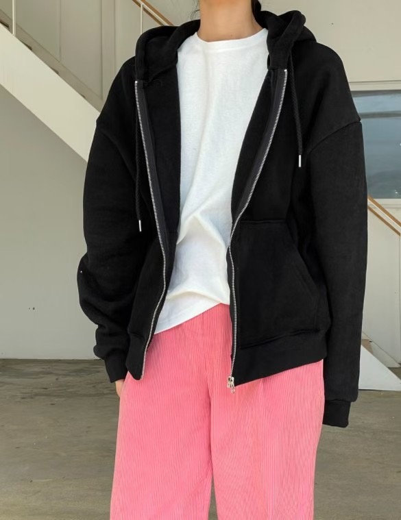 SIENNE-T東大門㊣代購女裝新款人氣休閑時尚夾克連帽拉鏈衫SIENNE-T夾克圖色5