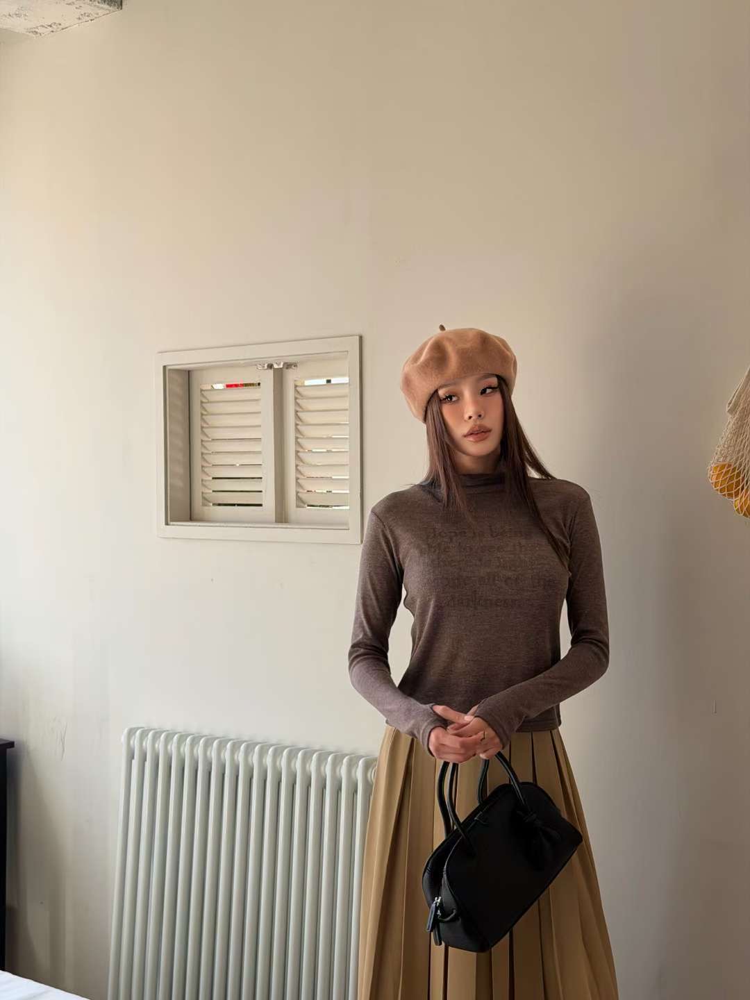 SIENNE-T東大門㊣實拍女士新品人氣25秋冬真品長袖T恤保暖SIENNE-T長袖T恤