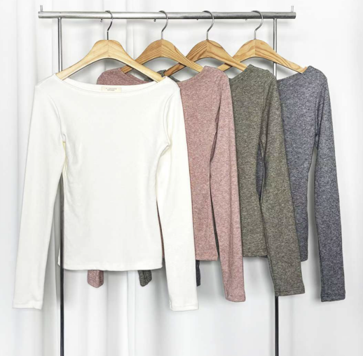 SIENNE-T韓國直郵㊣女士新品時尚推薦熱賣人氣職業長袖T恤SIENNE-T長袖T恤圖色2左二色