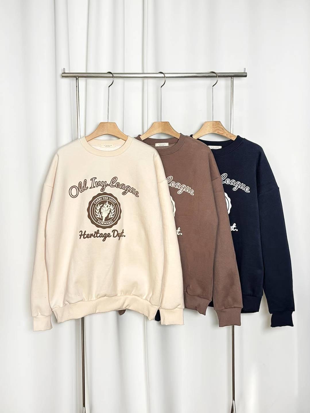 SIENNE-T東大門㊣代購女裝新品25秋冬熱賣休閑真品推薦衛衣SIENNE-T衛衣圖色3左三色