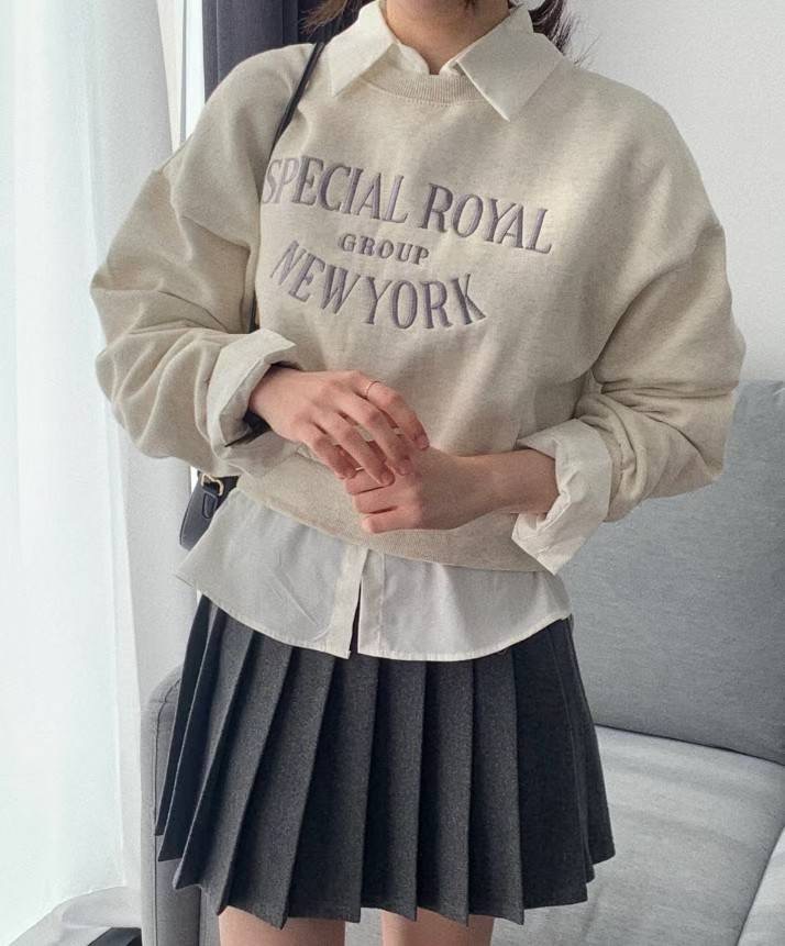 SIENNE-T東大門㊣代購女裝新品推薦職業時尚休閑熱賣25秋冬衛衣SIENNE-T衛衣圖色1