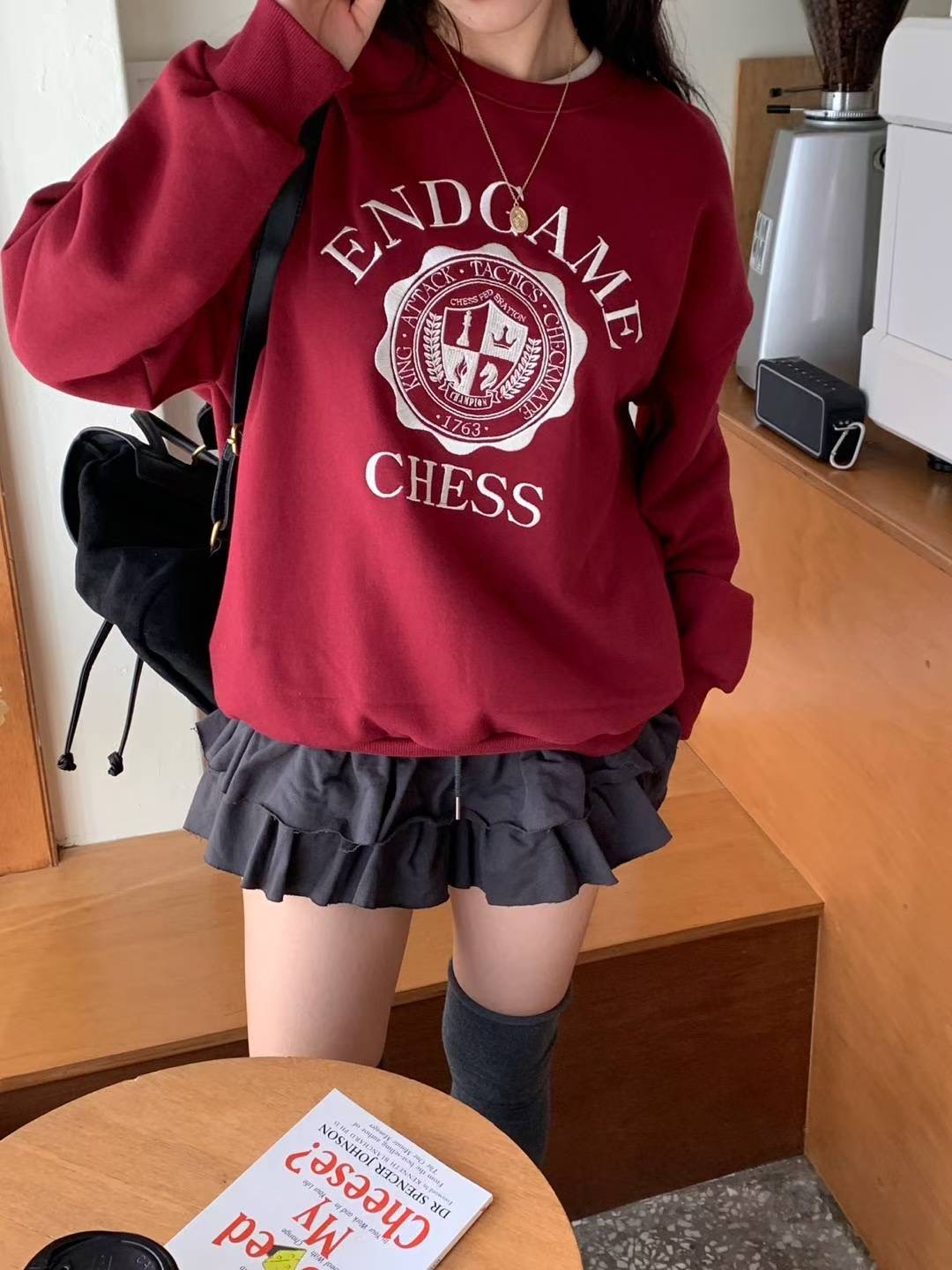 SIENNE-T東大門㊣直郵女士新款人氣真品熱賣職業時尚25秋冬衛衣SIENNE-T衛衣圖色2