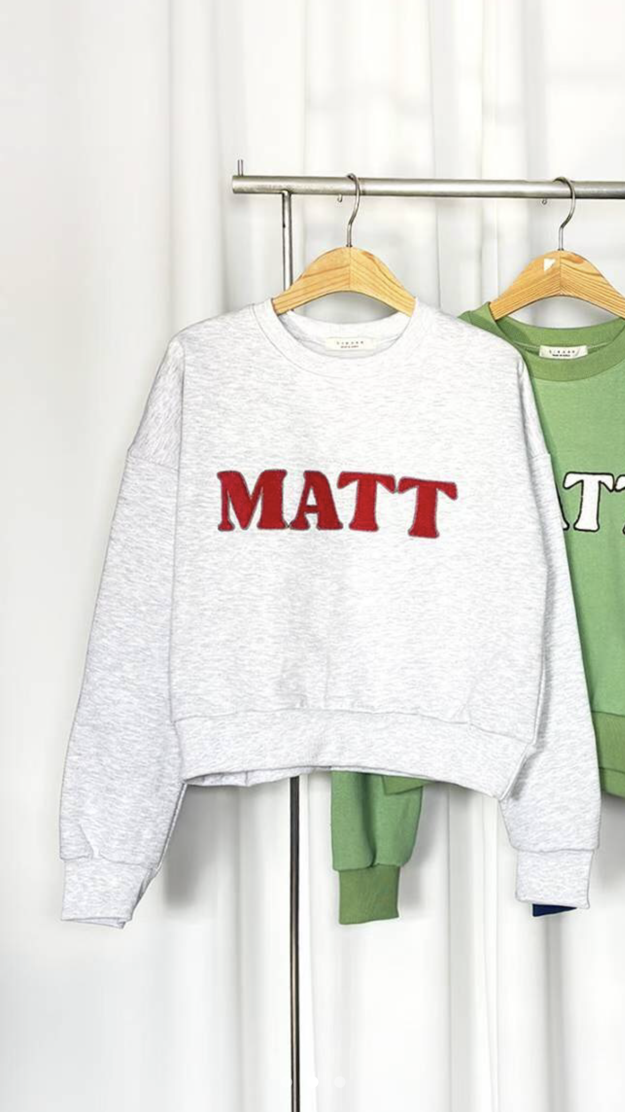 SIENNE-T韓國代購㊣女裝新款25秋冬推薦時尚熱賣休閑人氣衛衣SIENNE-T衛衣圖色1