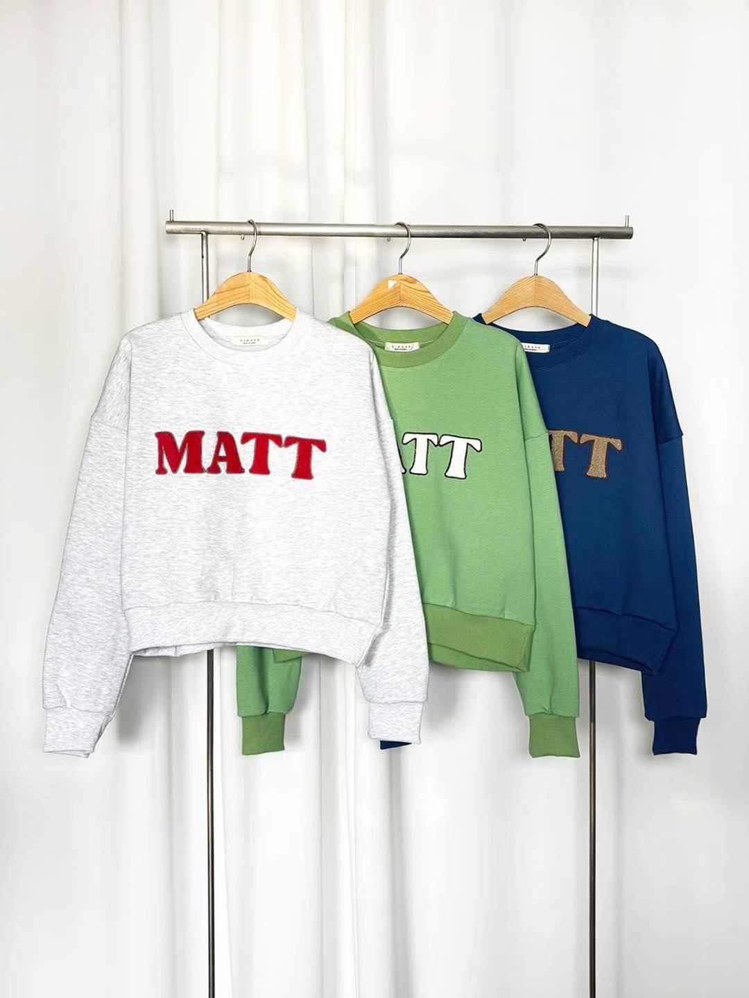 SIENNE-T韓國代購㊣女裝新款25秋冬推薦時尚熱賣休閑人氣衛衣SIENNE-T衛衣圖色3左三色