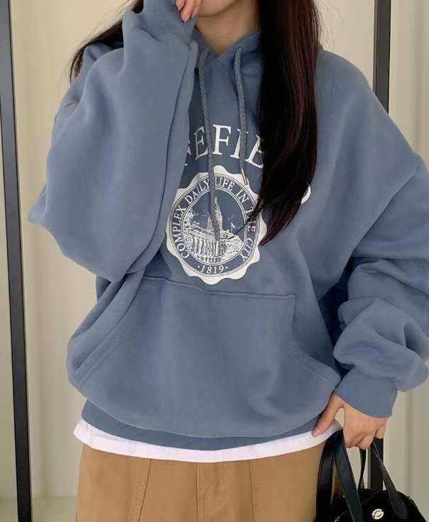 SIENNE-T韓國代購㊣女裝新品人氣25秋冬真品時尚熱賣休閑衛衣SIENNE-T衛衣圖色2