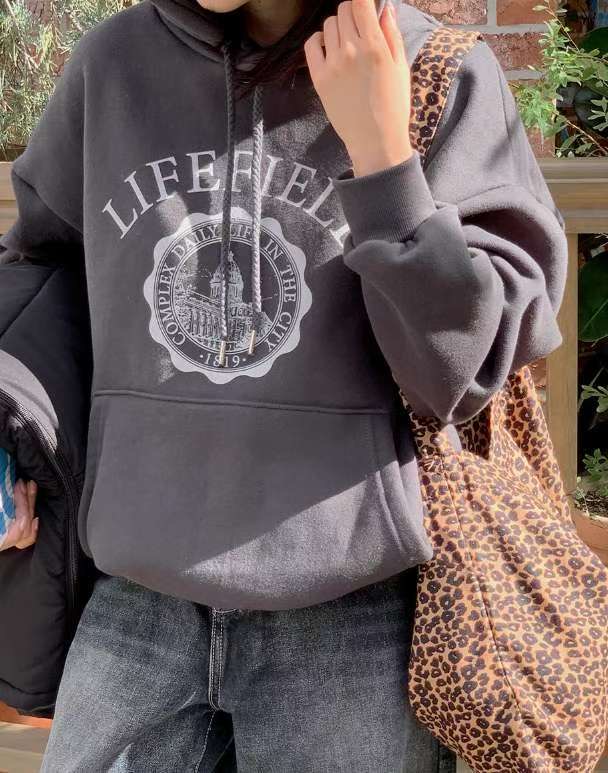 SIENNE-T韓國代購㊣女裝新品人氣25秋冬真品時尚熱賣休閑衛衣SIENNE-T衛衣圖色3