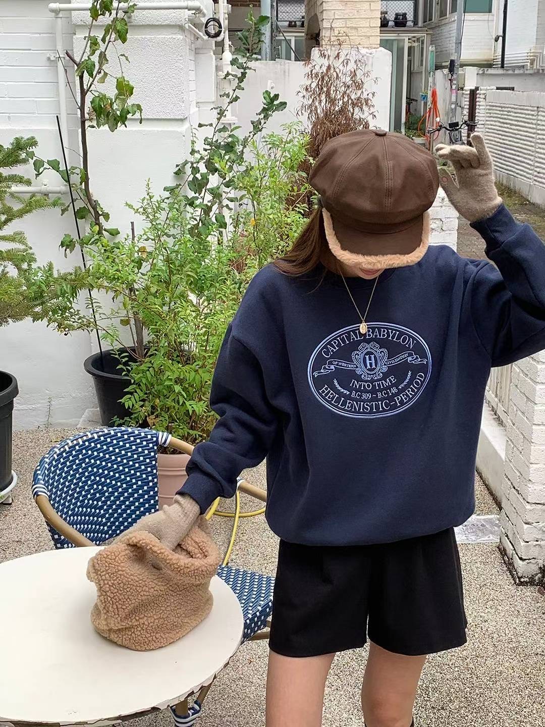 SIENNE-T東大門㊣直郵女士新款推薦熱賣人氣休閑職業時尚衛衣SIENNE-T衛衣