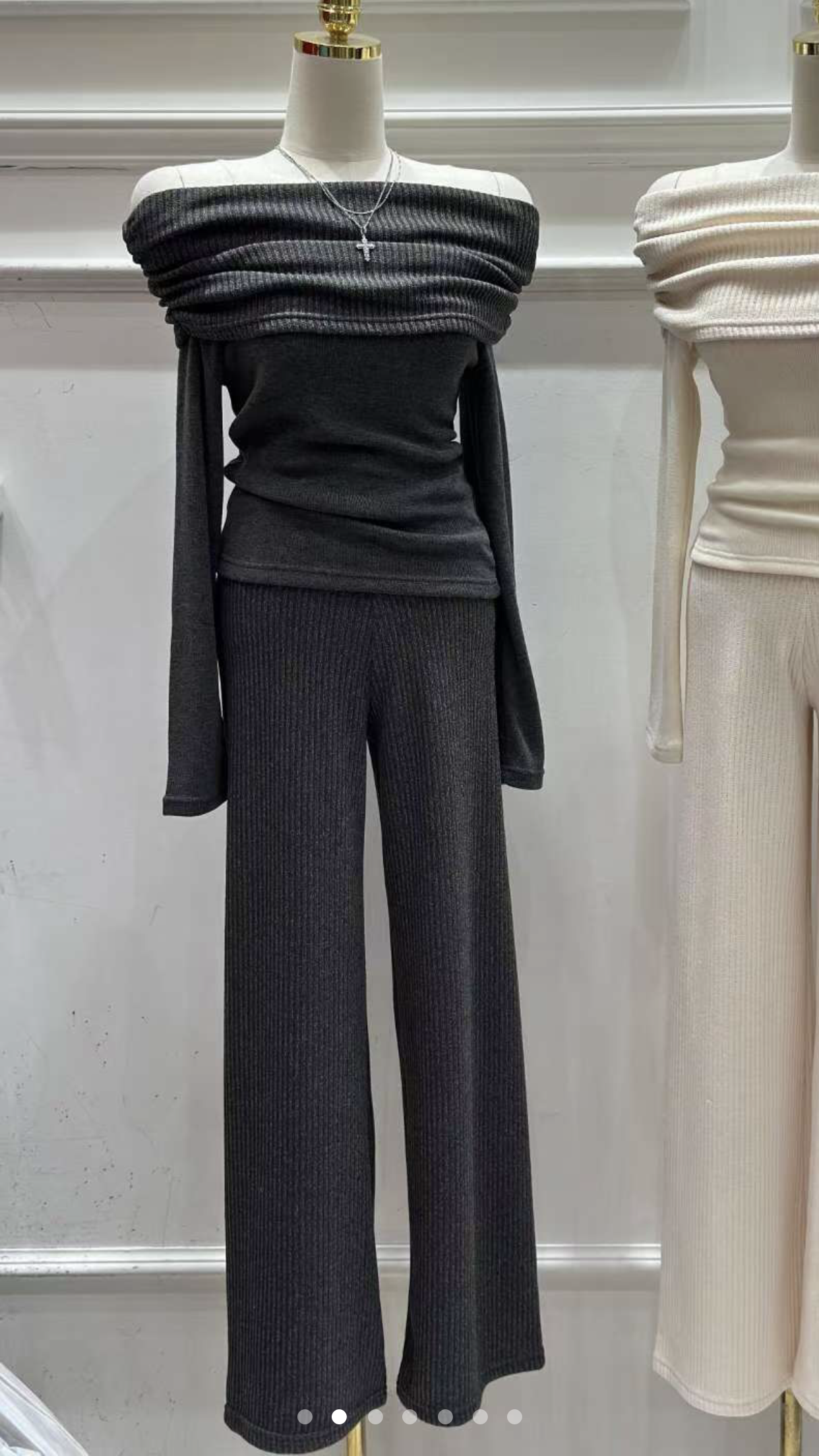 HEE SHOP韓國代購㊣女士新品人氣時尚熱賣休閑職業真品套裝HEE SHOP套裝圖色1