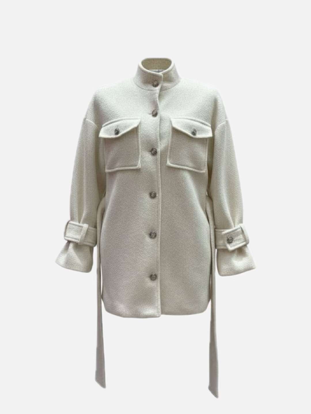 HEE SHOP東大門㊣代購女士新品休閑職業人氣熱賣中長款大衣HEE SHOP中長款大衣