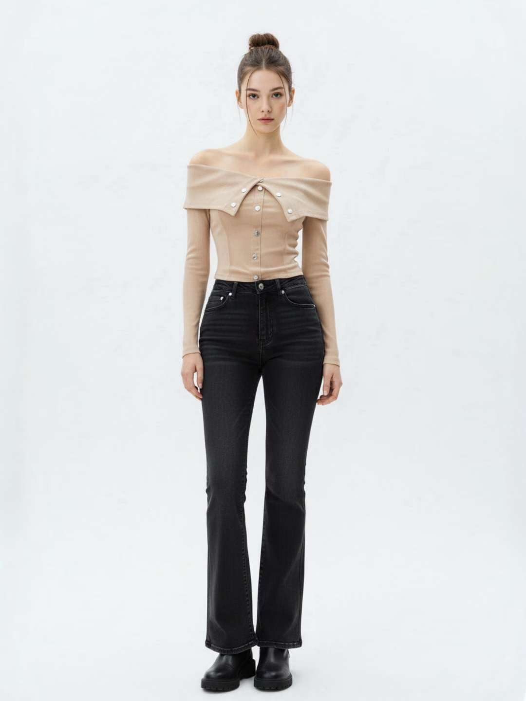 HEE SHOP東大門㊣直郵女裝新品推薦時尚職業熱賣人氣長袖T恤HEE SHOP長袖T恤