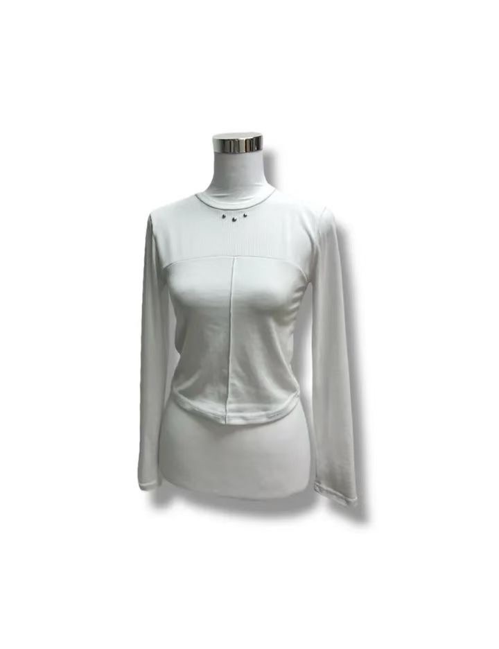 HIDDENHILLS東大門㊣代購女士新品人氣推薦25秋冬熱賣長袖T恤HIDDENHILLS長袖T恤圖色2