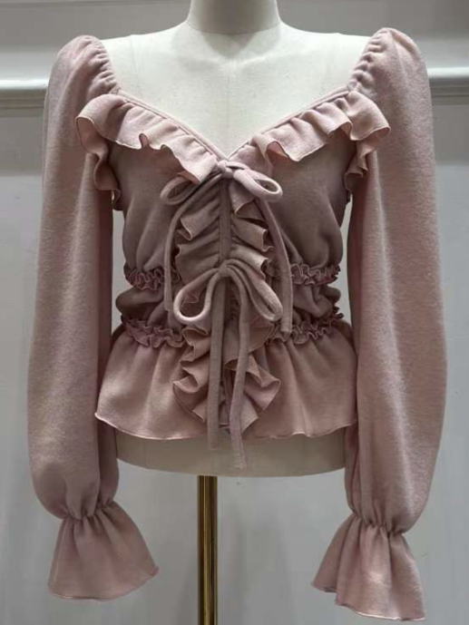 HEE SHOP東大門㊣直郵女裝新品時尚人氣職業25秋冬長袖T恤HEE SHOP長袖T恤圖色3