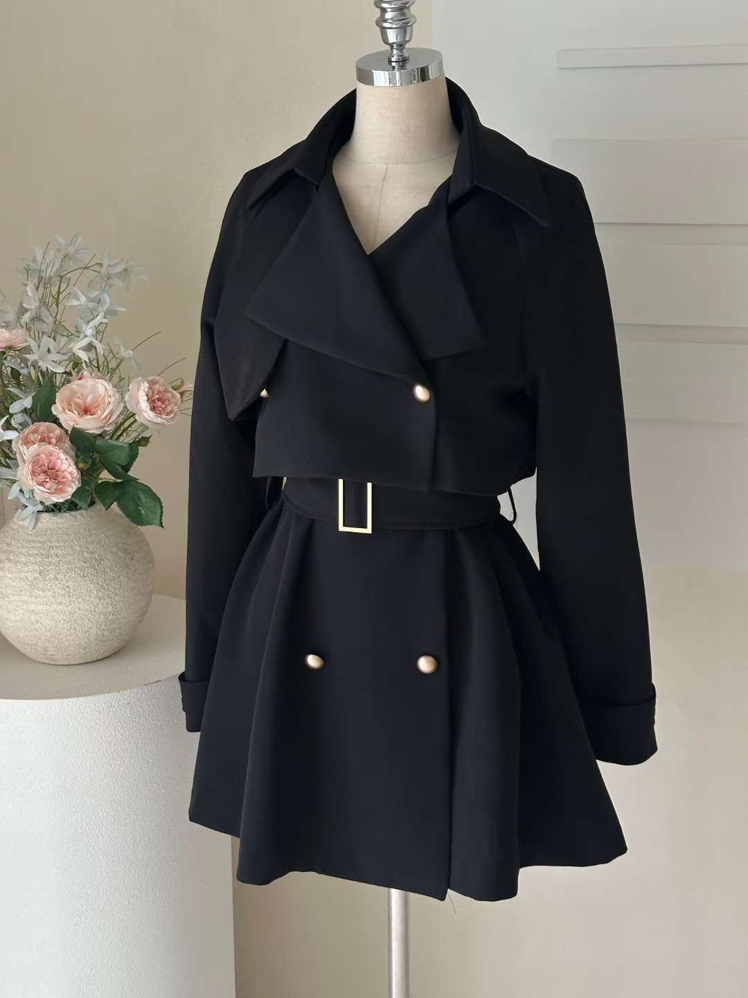 HEE SHOP東大門㊣代購女士新品職業熱賣25秋冬時尚真品套裝HEE SHOP套裝圖色1