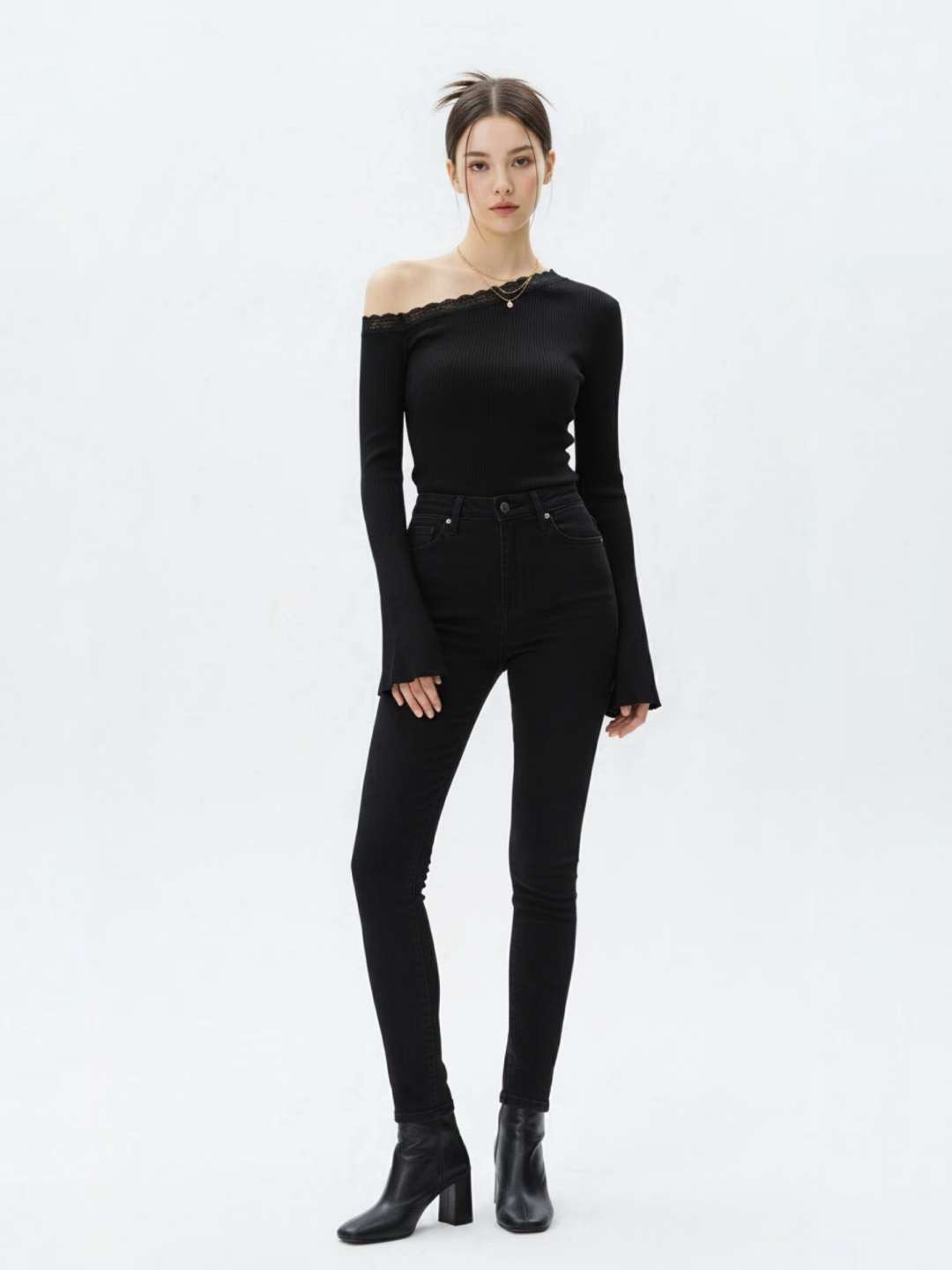 HEE SHOP東大門㊣直郵女裝新款熱賣時尚人氣25秋冬長袖T恤HEE SHOP長袖T恤